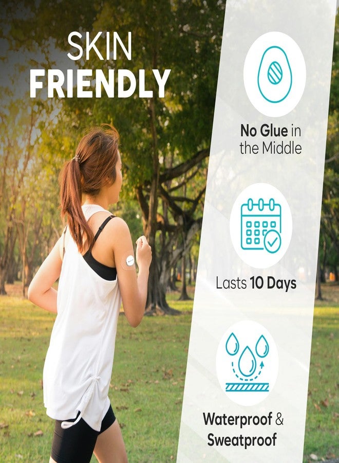 Adamson G7 Patches – 40 x Adhesive Patches for Dexcom G7 Waterproof, Transparent, Long-Lasting, No Glue on Center, Non-Irritating, Easy to Apply and Remove – Ideal for Sports, Swimming, and Daily Use - Image 5